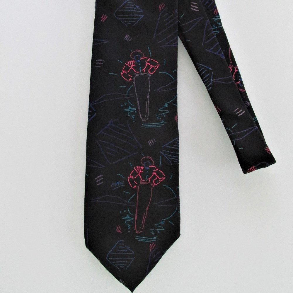Peter Max "Neo Max" Wearable Art Men's Silk Tie